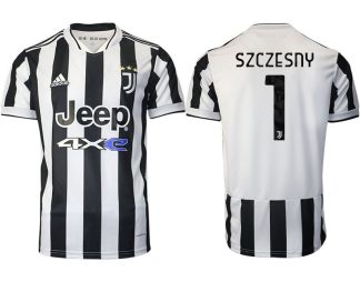 Günstige Fußballtrikots Juventus Turin Heimtrikot 2022 mit Aufdruck Szczesny 1