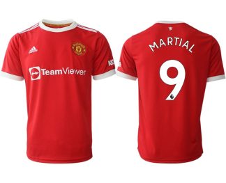 Manchester United Martial 9 Trikot Home 2022 Rot Kurzarm günstig