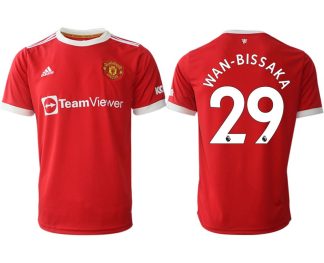Manchester United Wan-Bissaka 29 Herren Heimtrikot 2022 Rot günstig