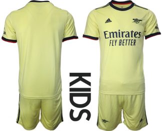 Arsenal FC Auswärts Trikot 2021/22 Away Shirt für Kinder Gelb