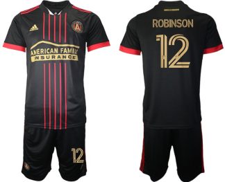Atlanta United FC Miles Robinson 12 Black 2021 The BLVCK Kit Replica Home Jersey