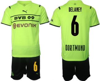 BVB Borussia Dortmund 2022 CUP Trikot Herren gelb/schwarz mit Aufdruck Delaney 6