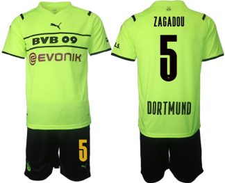 BVB Borussia Dortmund 2022 CUP Trikot Herren gelb/schwarz mit Aufdruck Zagadou 5