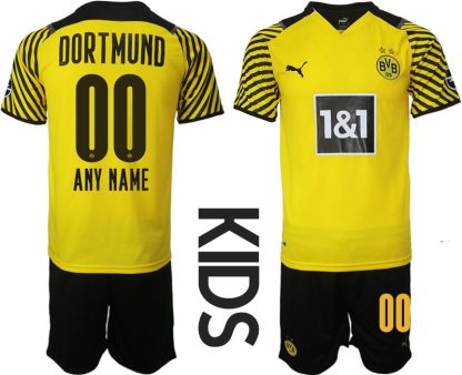 Kindertrikot Borussia Dortmund Heimtrikot in gelbe 2022 Trikotsatz-1