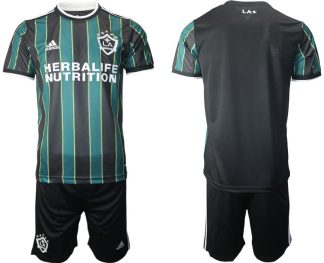 LA Galaxy Away Shirt 2021/2022 Jersey Black/Tech Green