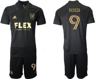 Los Angeles FC 2021 LAFC Black Gold Primary Replica Player Jersey Diego Rossi 9