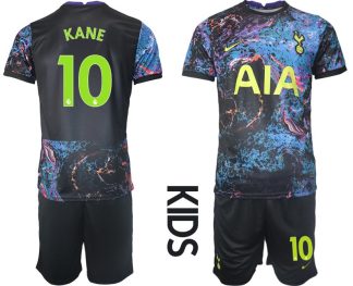 Tottenham Hotspur Auswärtstrikot 2022 Kinder mit Aufdruck Kane 10