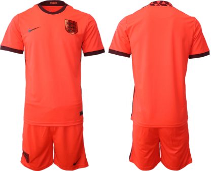 England Women Euro 2022 Away Football Shirt Orange