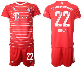 FC Bayern München 2022-2023 Heimtrikot Herren mit Aufdruck ROCA 22