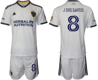 LA Galaxy City of Dreams Kit Fans Home Shirt 2022-2023 Football Jersey J.Dos Santos 8