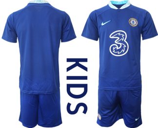 Chelsea FC 2022/23 Kinder Heimtrikot Blau Online Kaufen