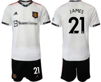 Herren Manchester United Auswärtstrikot 2022-23 Trikotsatz online bestellen JAMES 21