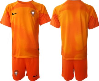 Offizielle Trikots Portugal 2022-2023 Torwarttrikot orange online Trikotsatz Kit