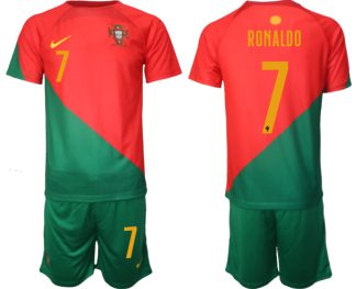 Portugal 2022-2023 Heim Trikot für Herren Fußballtrikot mit Aufdruck RONALDO 7