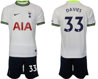 DAVIES 33 Tottenham Hotspur 2023 Heim Trikot weiß marineblau Fußball Trikot Outlet