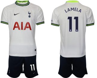 Kaufe Herren Tottenham Hotspur 2023 Heim Trikot weiß marineblau LAMELA 11