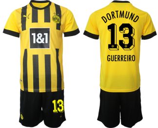 GUERREIRO #13 Borussia Dortmund BVB Heimtrikot 2023 für Herren Online Verkauf
