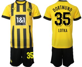 LOTKA #35 Borussia Dortmund BVB Heimtrikot 2023 für Herren Online Verkauf
