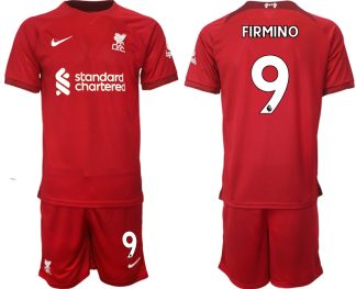 Fußballtrikot für Herren Liverpool 22-23 Heimtrikot Trikotsatz bestellen mit Aufdruck FIRMINO 9