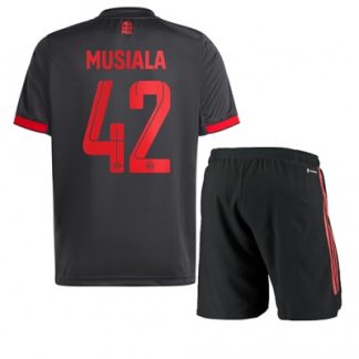 Kinder Bayern Munich Drittes Trikot 2022-23 Fußballtrikots Set Jamal Musiala 42