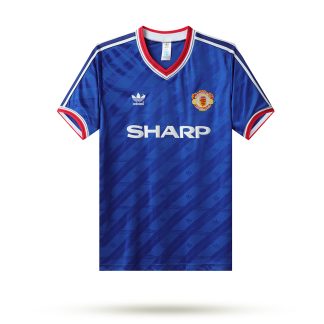 Vintage Manchester United 1986-88 Third Kit Kurzarm Bestseller Fußballtrikot