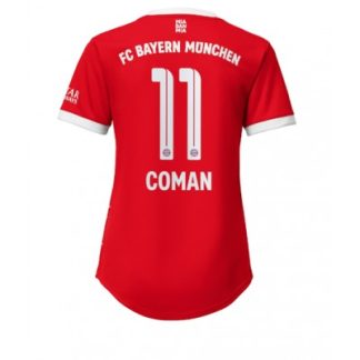 Frauen Fußballtrikots FC Bayern Munich Heimtrikot 2022-23 rot Kurzarm Kingsley Coman 11