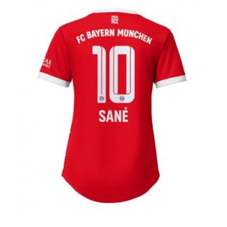 Frauen Fußballtrikots FC Bayern Munich Heimtrikot 2022-23 rot Kurzarm Leroy Sane 10