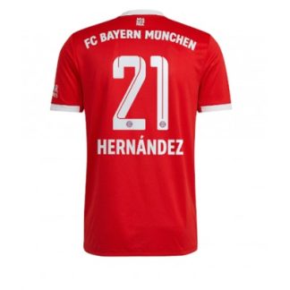 Fussballtrikots Kaufen Bayern Munich Heimtrikot 2022-23 Kurzarm Lucas HERNÁNDEZ 21