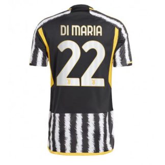 Günstig Fussballtrikots Juventus 2023-24 Heimtrikot Kurzarm für Herren Angel Di Maria 22