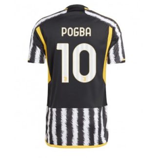 Günstig Fussballtrikots Juventus 2023-24 Heimtrikot Kurzarm für Herren Paul Pogba 10