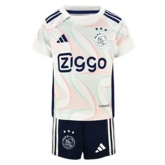 Fußball Trikotsatz Kinder AFC Ajax 2023-24 Auswärtstrikot Ajax Trikotsatz Kit