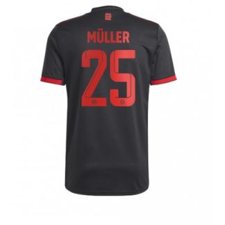 Fußballtrikot Günstig Herren Bayern Munich 3rd trikot 2022-23 Kurzarm Thomas MÜLLER 25