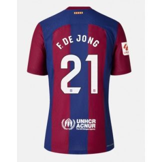 Fussballtrikots Kaufen Herren FC Barcelona Heimtrikot 2023-24 Kurzarm Frenkie de Jong 21