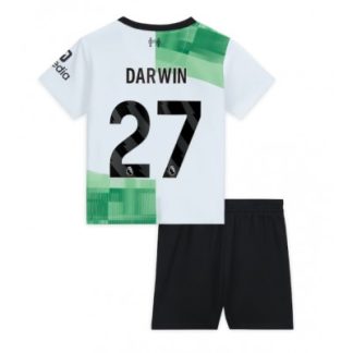 Günstig Fußballtrikots Kinder Liverpool Football Club 2023-24 Auswärtstrikot Darwin Nunez 27