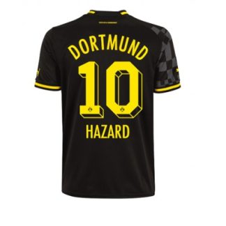 Günstige Trikots Herren Borussia Dortmund BVB Auswärtstrikot Kurzarm 2022-23 trikots Thorgan Hazard 10