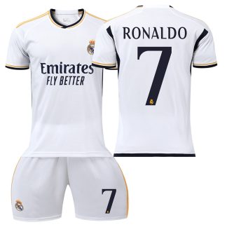 Real Madrid 23-24 Fußballtrikot Trikotsatz RONALDO 7 Trikot für kinder
