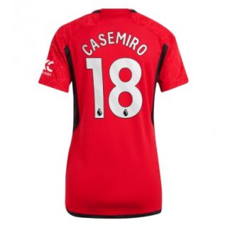 Frauen Manchester United Heimtrikot 2023-24 Fußball Trikot Outlet Casemiro 18