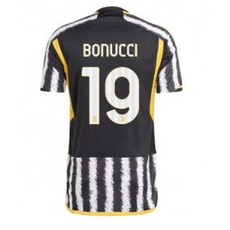 Fußballtrikot für Herren Juventus 2023-24 Heimtrikot Kurzarm mit Aufdruck Leonardo Bonucci 19
