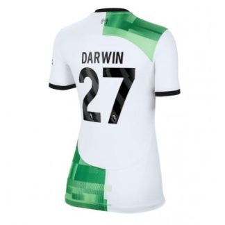 Fussballtrikots Kaufen Frauen Liverpool Auswärtstrikot 2023-24 mit Namen Darwin Nunez 27