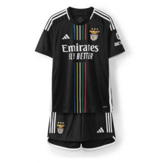 Kinder Fußball Trikot Benfica Auswärtstrikot Trikotsatz Kit 2023-24