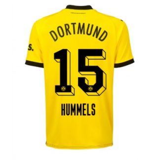 Fussballtrikots Kaufen Borussia Dortmund Heimtrikot 2023-24 Kurzarm Mats Hummels 15