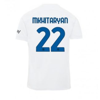 Günstig Fußballtrikots Inter Milan Auswärtstrikot 2023-2024 Henrikh Mkhitaryan 22