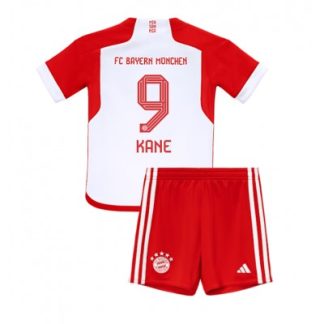 Günstig Fußballtrikots Kinder Bayern München 2023-2024 Heimtrikot Trikotsatz Kit Harry Kane 9