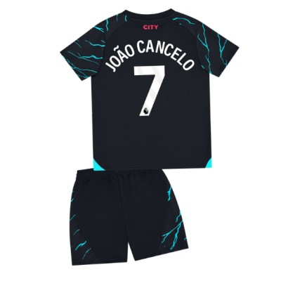 Günstig Fußballtrikots Manchester City 3rd trikot 2023-2024 Fußball Trikotsatz Kinder Joao Cancelo 7